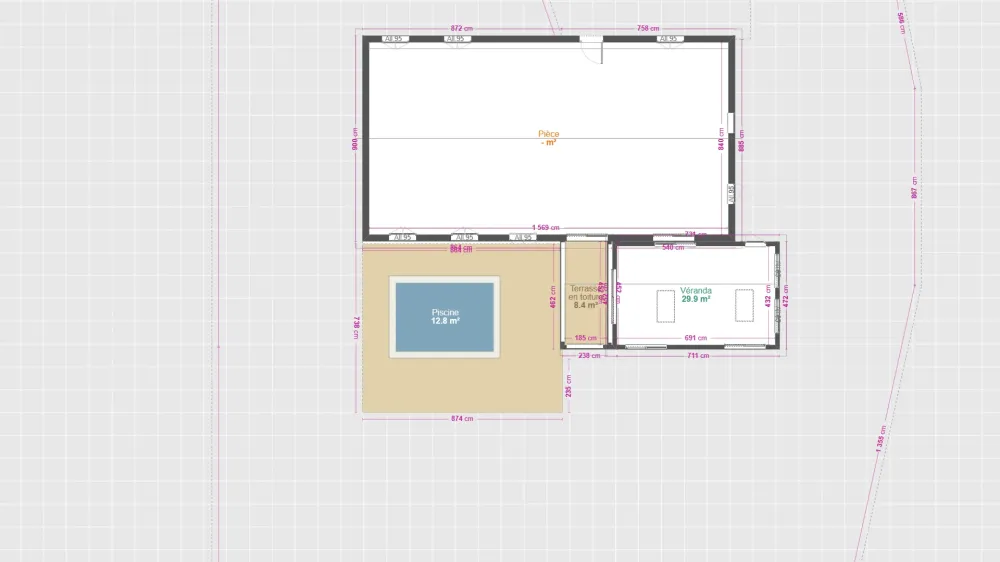 Plan pergola