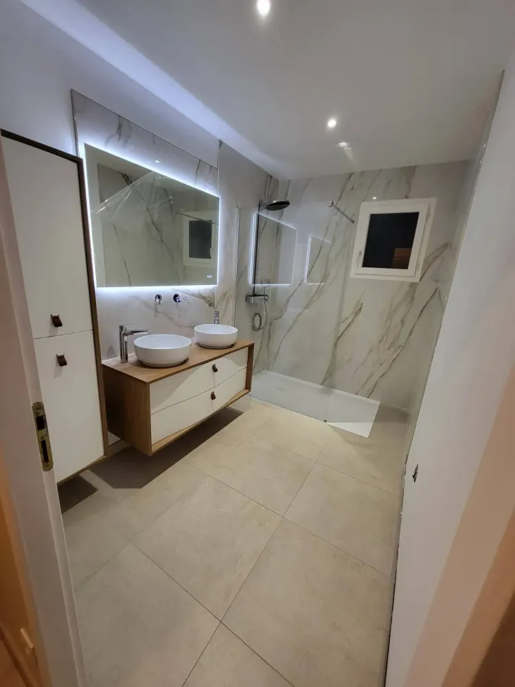Travaux salle de bains